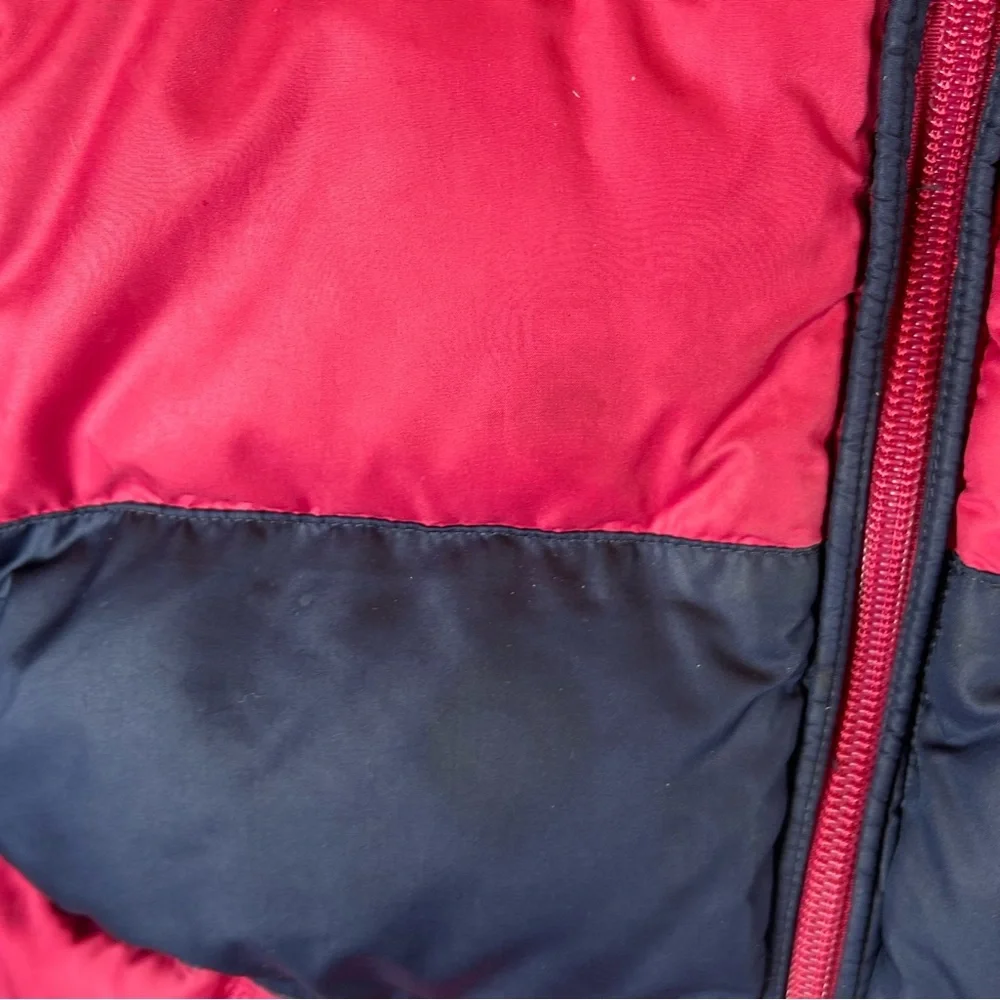 Vtg 90s Ralph Lauren Down Puffer Jacket‎ Girls Small Reversible Pony Crested